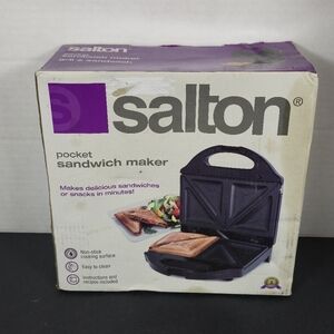 Salton Pocket Sandwhich Maker New Open Box